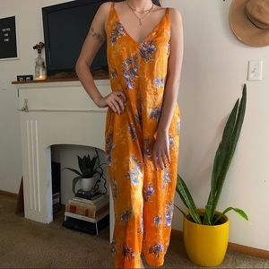 Dance & Marvel jumpsuit w/floral design